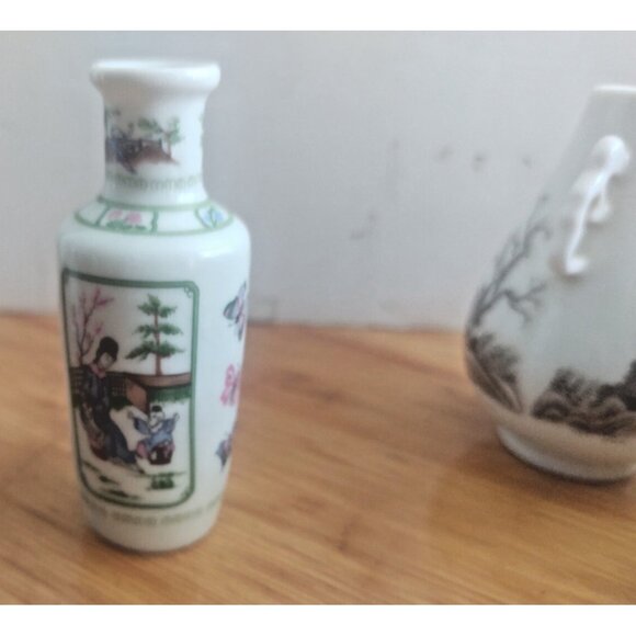 Vintage Franklin Mint Minature Japanese Bud Vases (lot of 5) - Picture 8 of 16